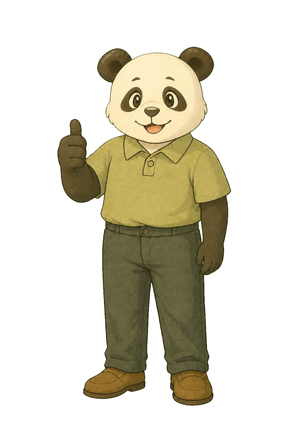 Bao giving a thumbs up